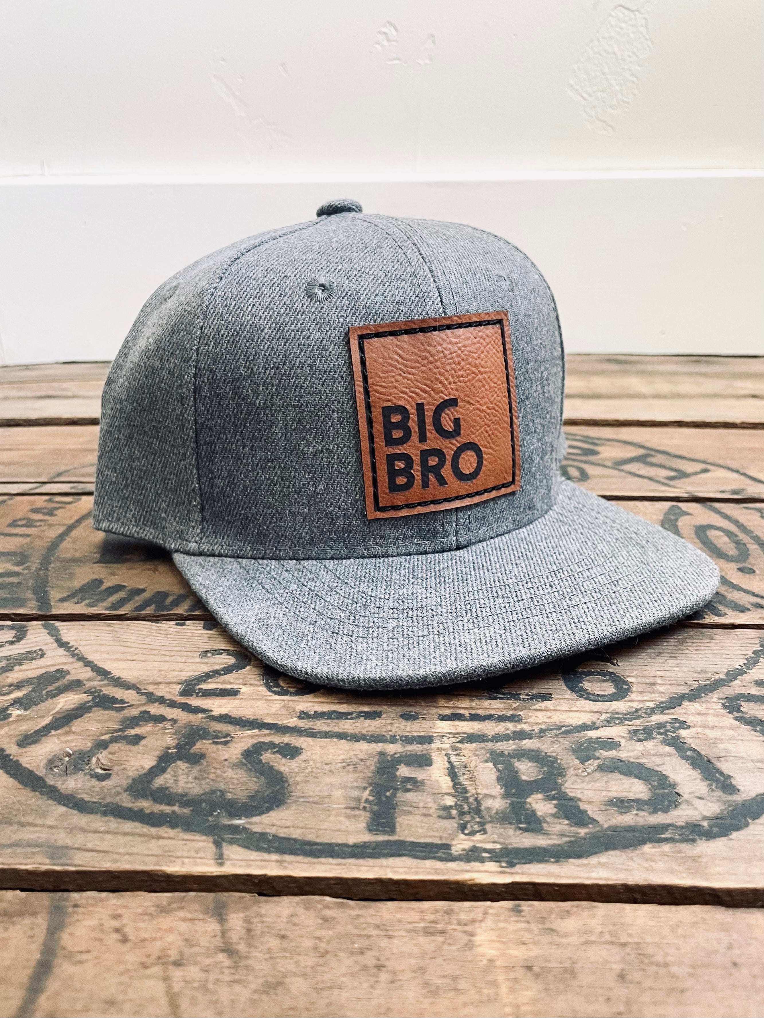 Toddler Sibling Reveal Gift Big Bro Snapback Hat - Toddler, Youth ...