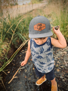 Livin My Best Life Toddler + Kids Hat (modern style) - Fox + Fawn Designs