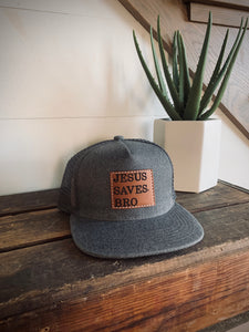 Jesus Saves, Bro. Toddler + Kids Snapback Hat - Fox + Fawn Designs