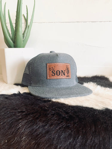 Ol’ Son Toddler + Kids Snapback Hat - Fox + Fawn Designs