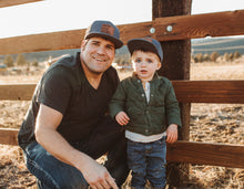Load image into Gallery viewer, BEST DAD EVER + BEST KID EVER Set of 2 Hats. - Fox + Fawn Designs
