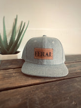 Load image into Gallery viewer, Feral Toddler + Kids Snapback Hat - Fox + Fawn Designs
