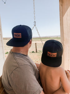 The DUDE Father/Son Snapback Hats Set - Fox + Fawn Designs