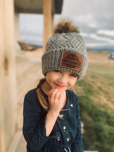 Youth/Adult Fur Pom Beanie - Fox + Fawn Designs