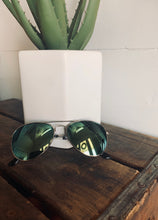 Load image into Gallery viewer, Green Machine Aviator Sunglasses - Fox + Fawn Designs
