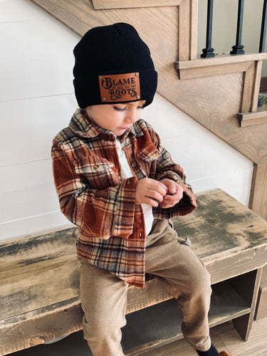 Youth/Toddler Blame it on my Roots Beanie - Fox + Fawn Designs