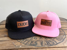 Load image into Gallery viewer, Dude + Little Dudette- Dad and daughter hat set
