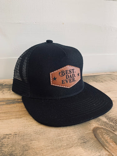 BEST DAD EVER Snapback Hat (Western Design) - Fox + Fawn Designs