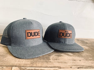 The DUDE Father/Son Snapback Hats Set - Fox + Fawn Designs