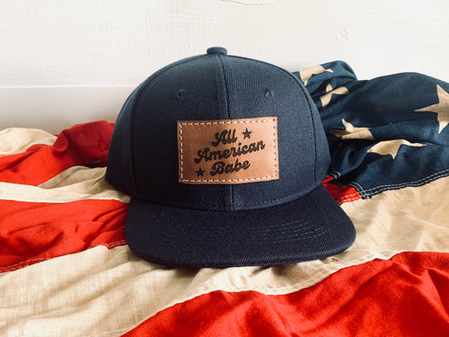 All American Babe Toddler Snapback hat - Fox + Fawn Designs